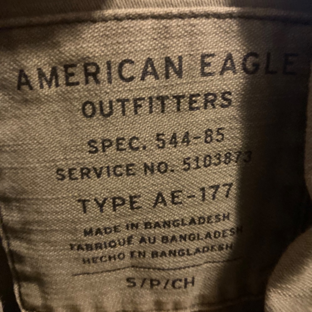 Army utility jacket button down - Picture 3 of 4